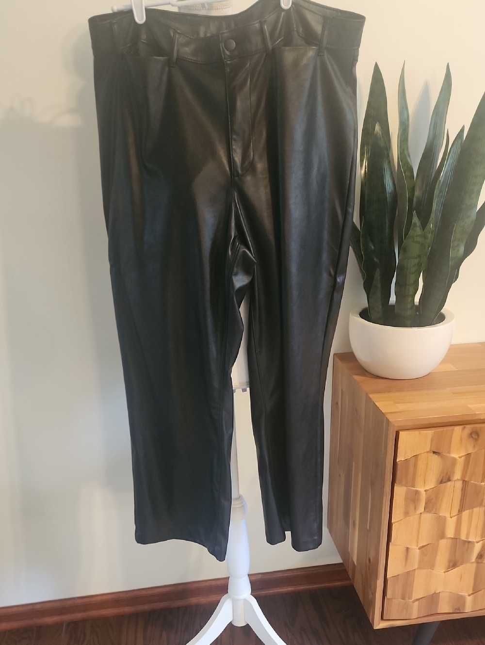 Women's Faux Leather Pants